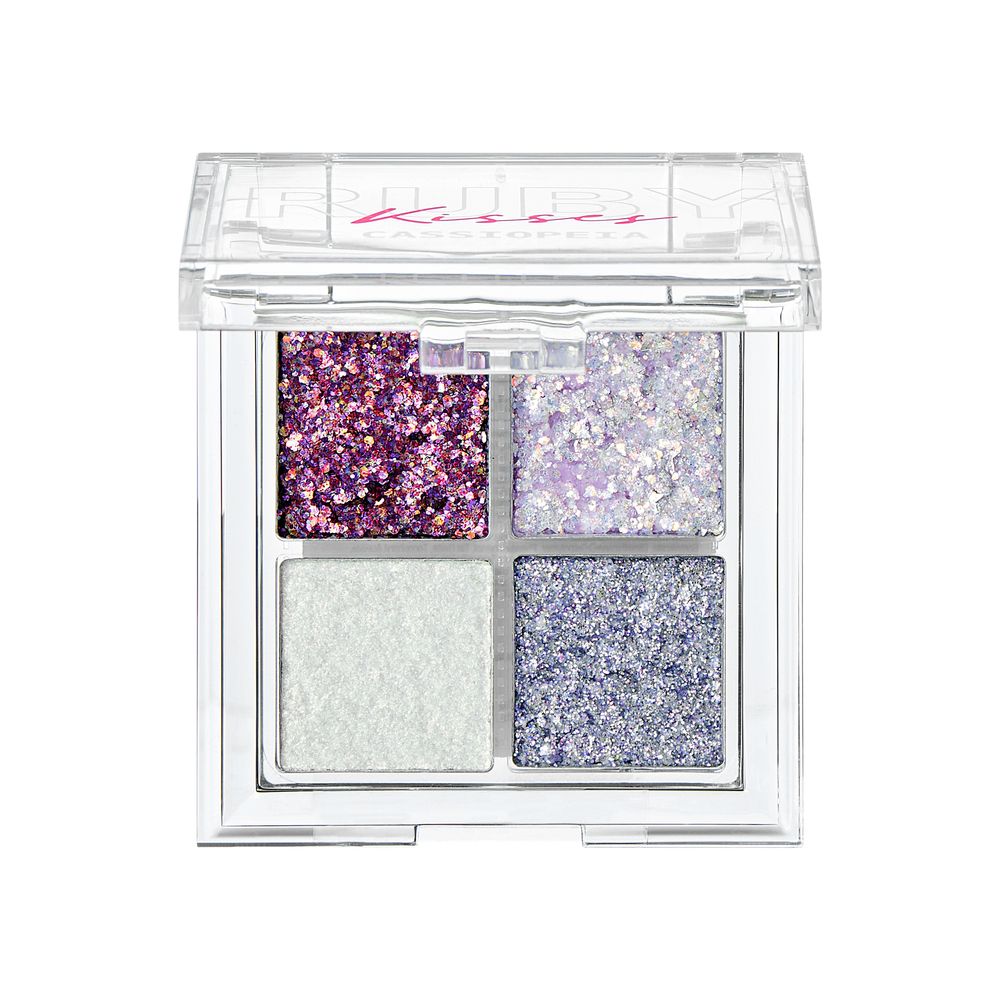 Kiss RubyKisses Glitter Gem 4 Eyeshadow Palette