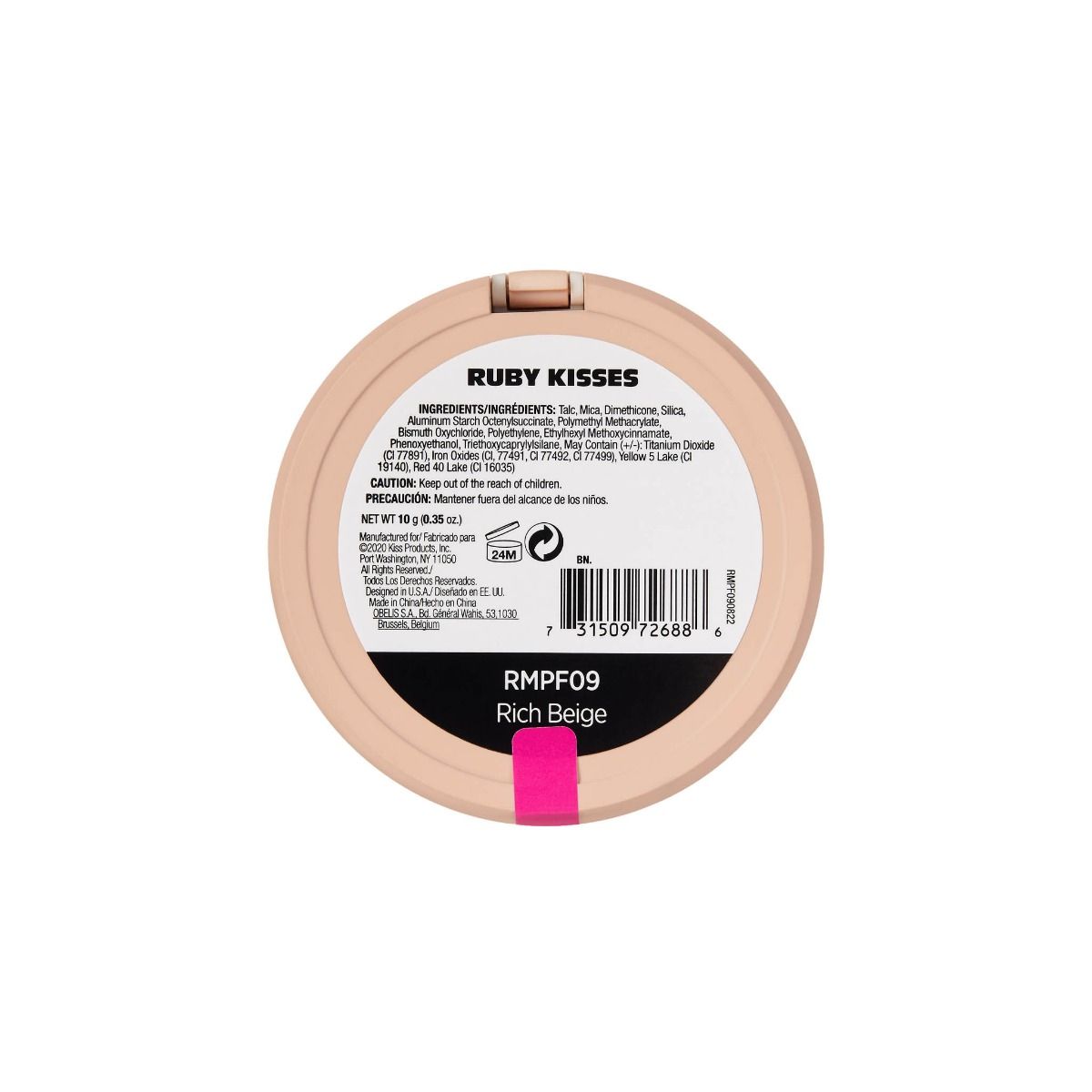 Kiss RubyKisses Matte Powder Foundation