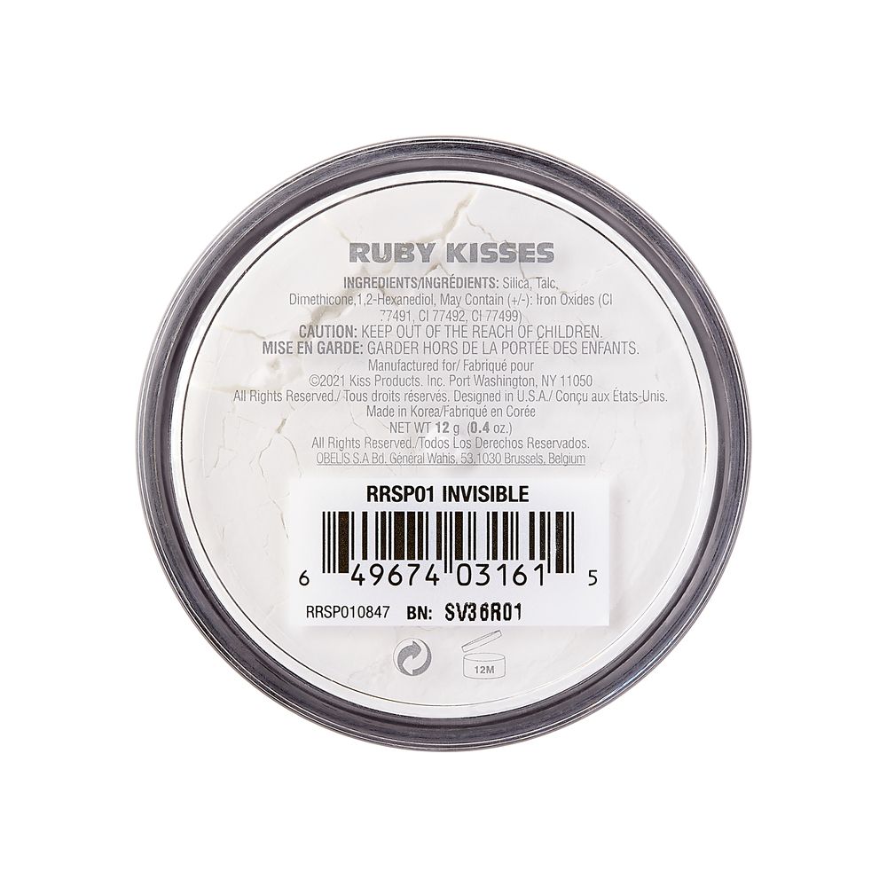 Kiss RubyKisses HD Set n' Forget Setting Powder 0.4oz