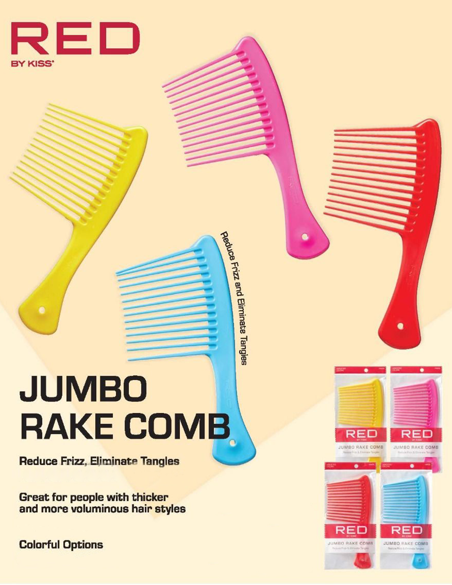 Red By Kiss Jumbo Rake Comb