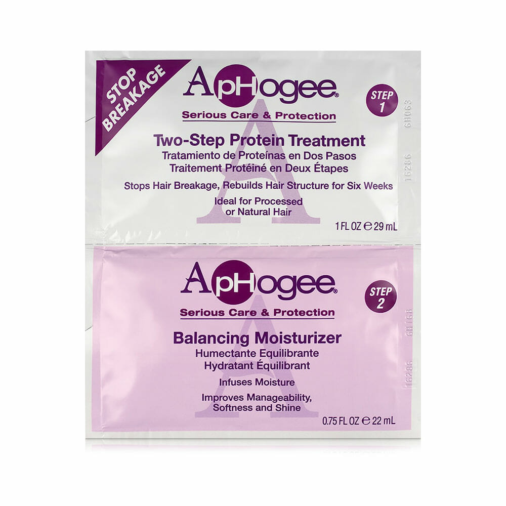 Aphogee Two-Step Protein Treatment & Balancing Moisturizer 1 Packet