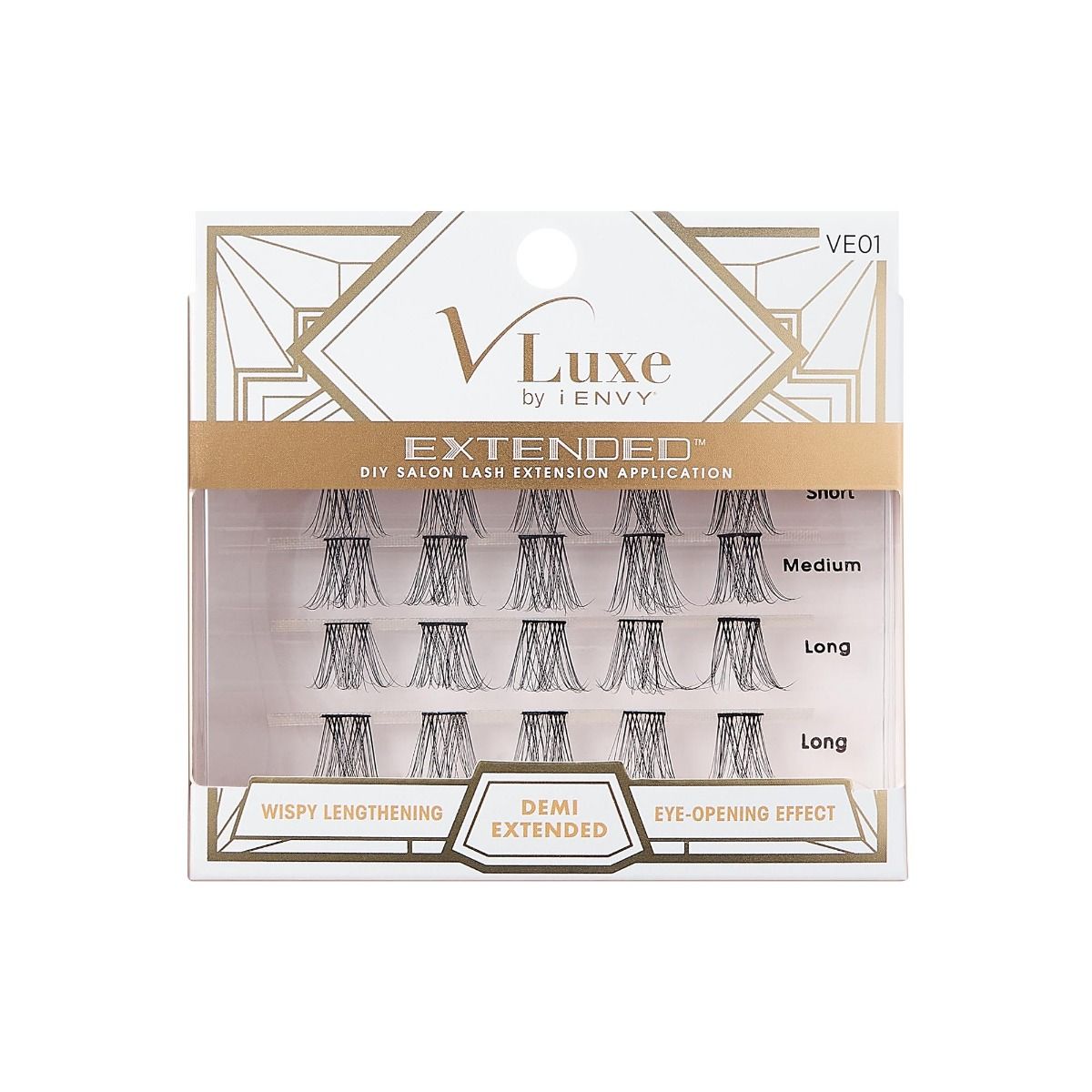 i-ENVY by Kiss V Luxe Extended Faux Mink Cluster Eyelashes