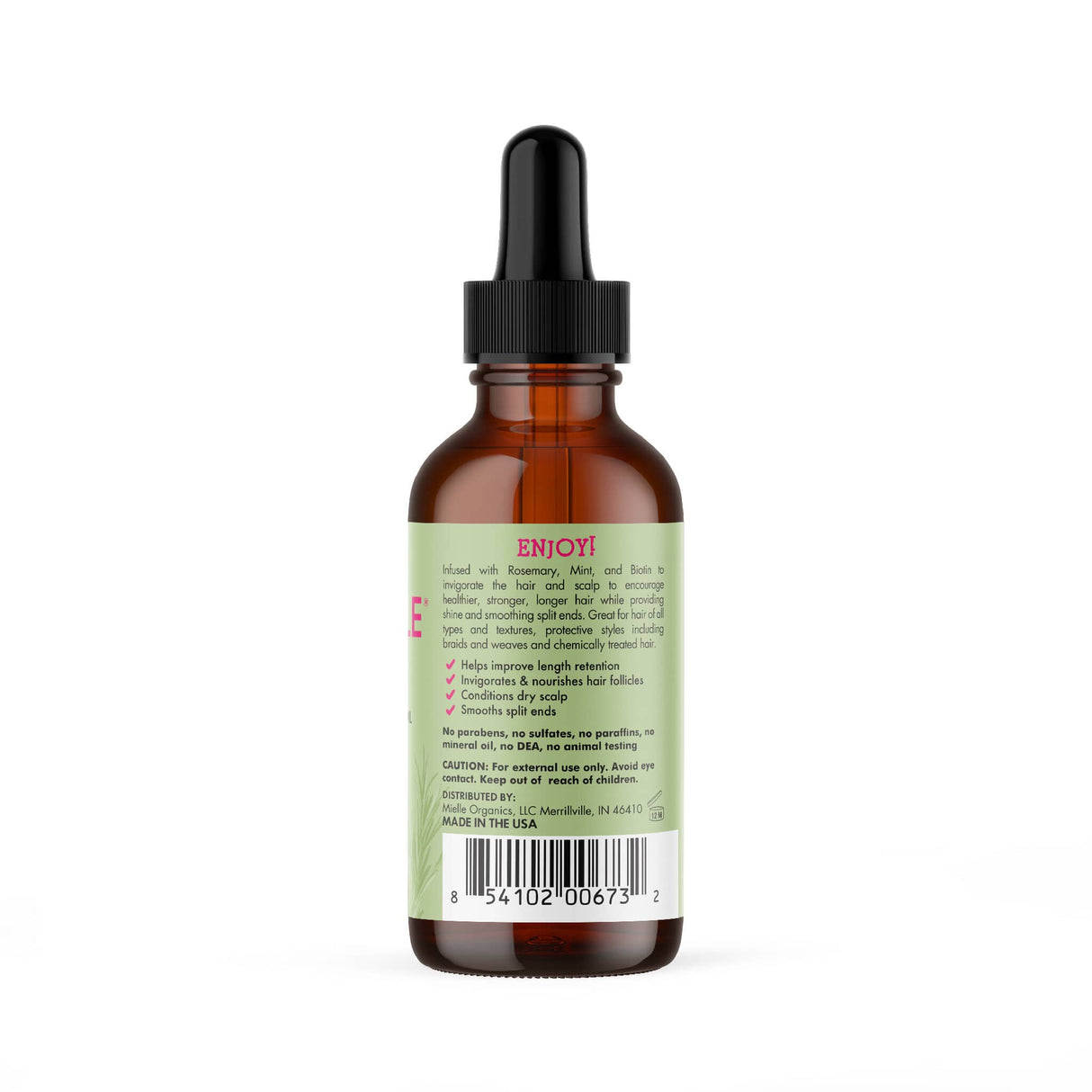 Mielle Rosemary Mint Scalp and Hair Strengthening Oil 2oz