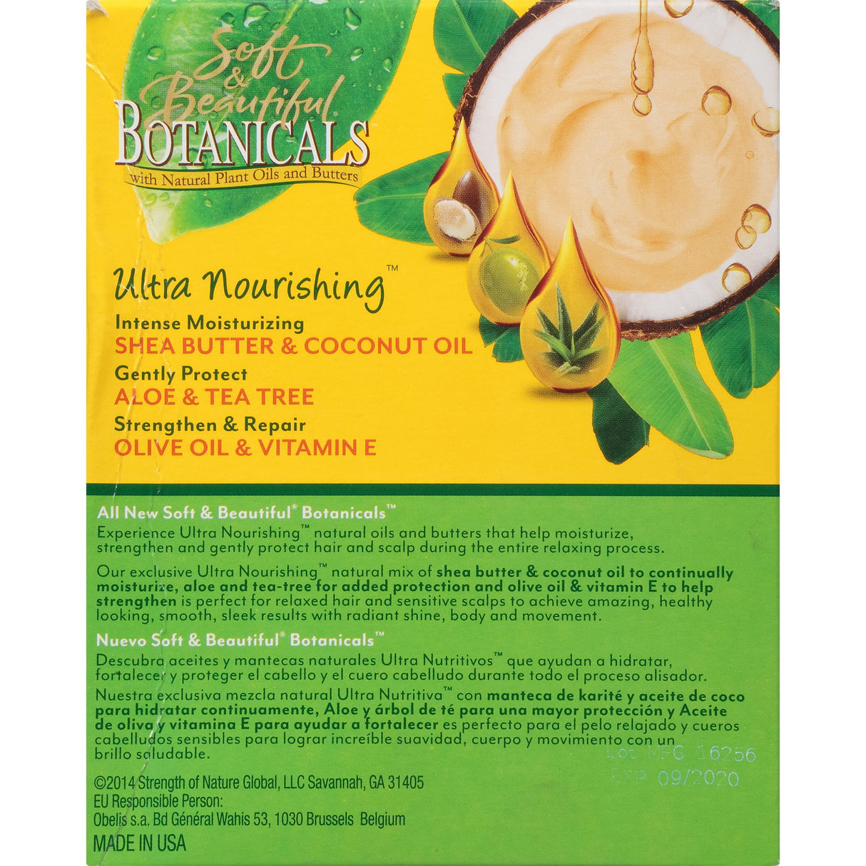 Soft & Beautiful Botanicals No-Lye Sensitive Scalp Relaxer