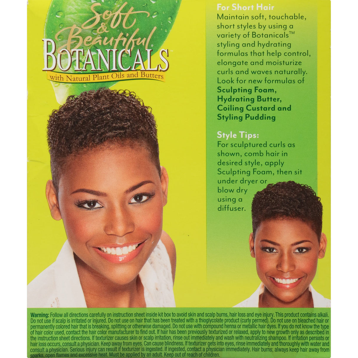 Soft & Beautiful Botanicals No-Lye No Mix Texturizer for Sensitive Scalps
