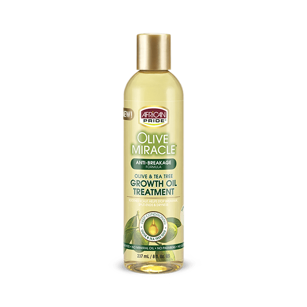 African Pride Olive Miracle Olive & Tea Tree Growth Oil Treatment 8oz