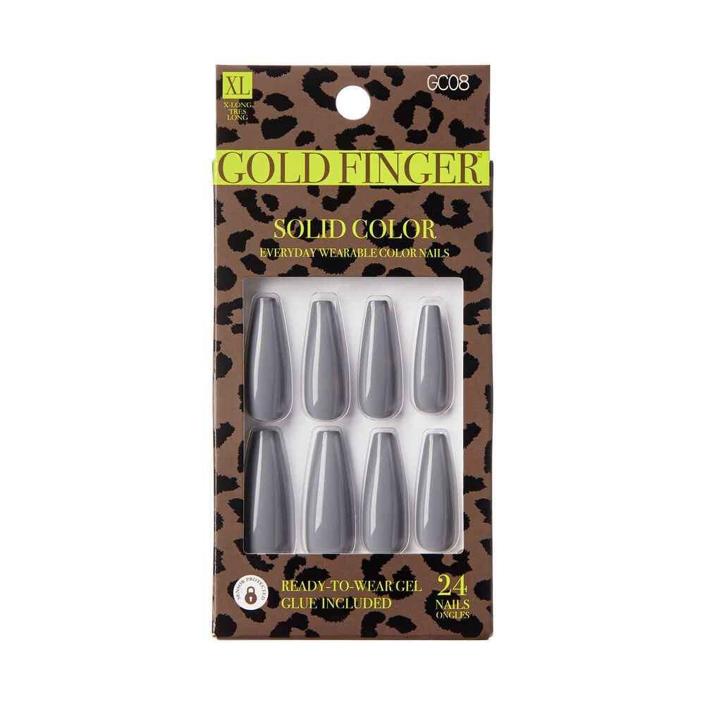 Kiss GoldFinger Solid Colors Press-On Nails
