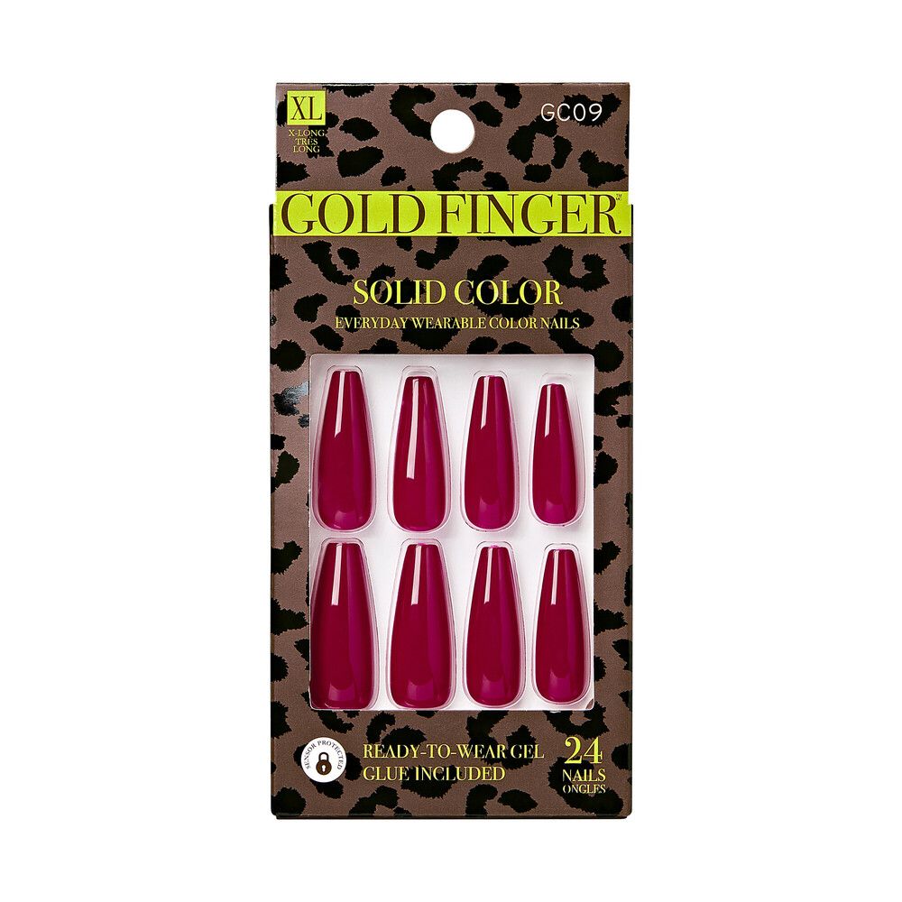 Kiss GoldFinger Solid Colors Press-On Nails