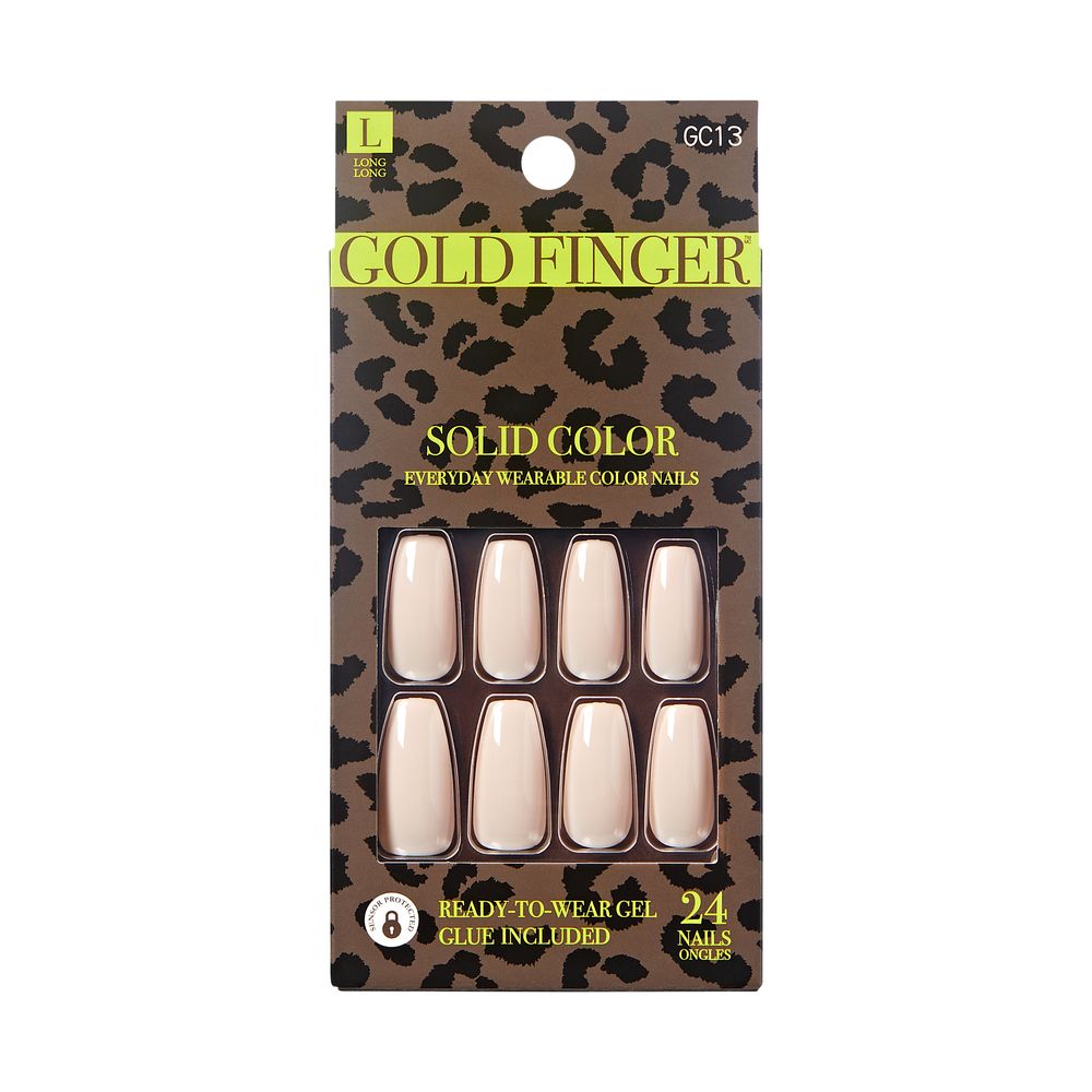 Kiss GoldFinger Solid Colors Press-On Nails