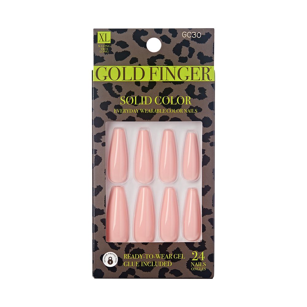 Kiss GoldFinger Solid Colors Press-On Nails