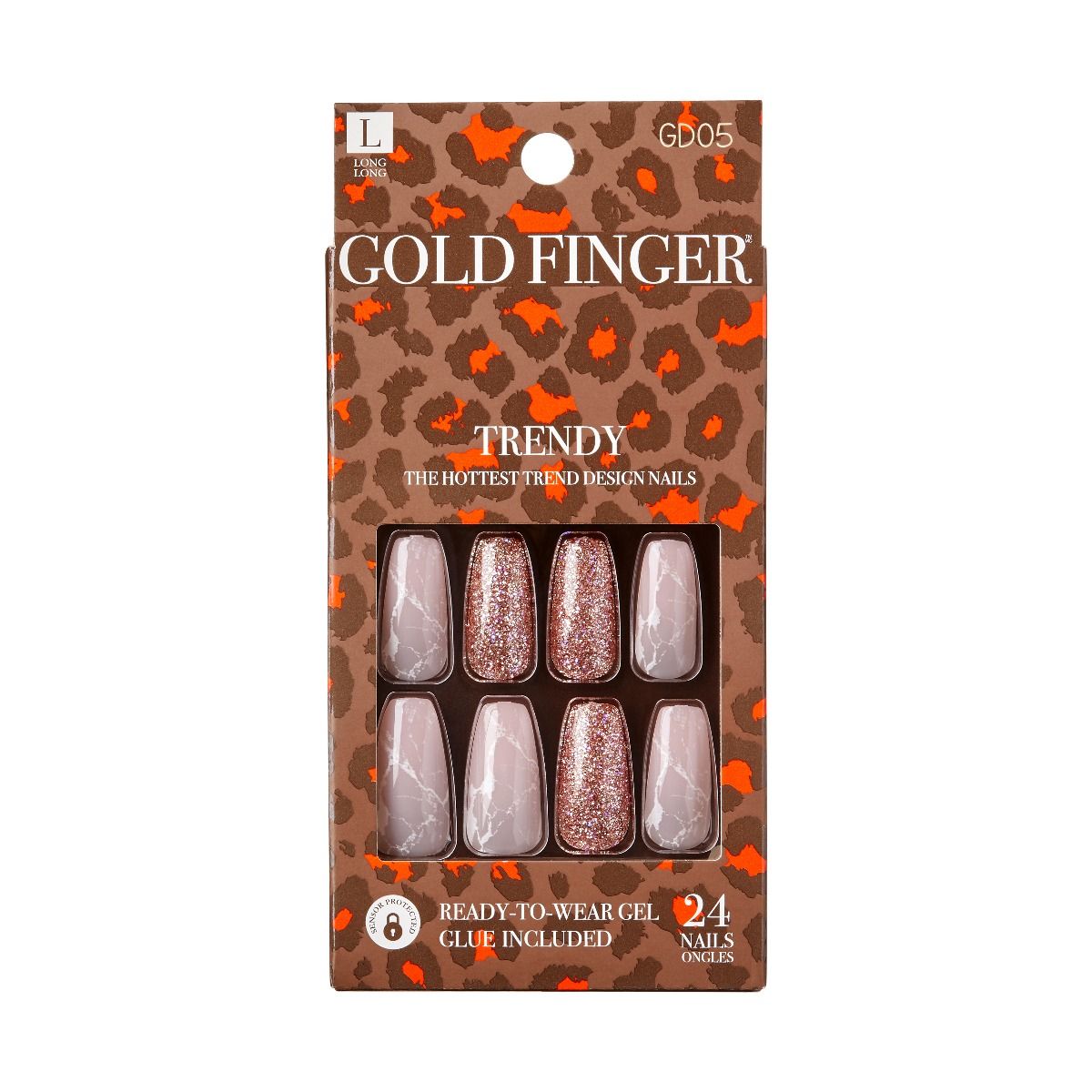 Kiss GoldFinger Trendy Press-On Nails