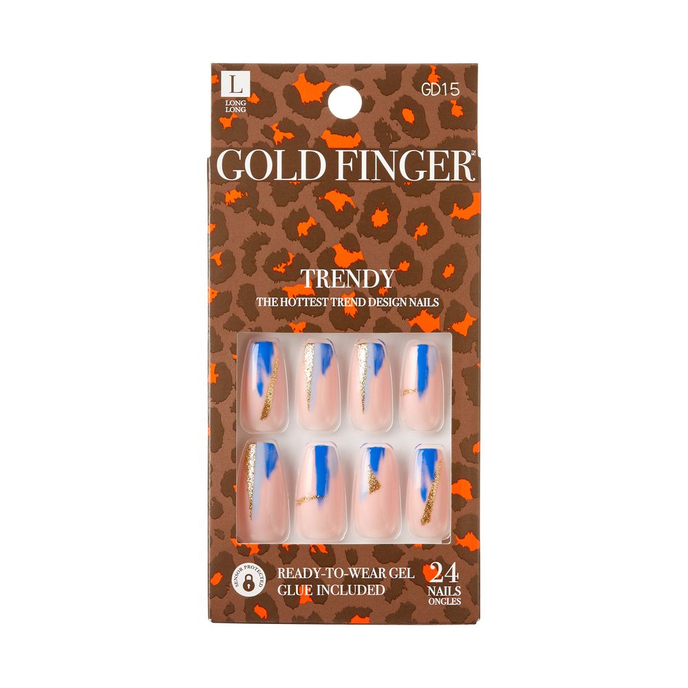 Kiss GoldFinger Trendy Press-On Nails