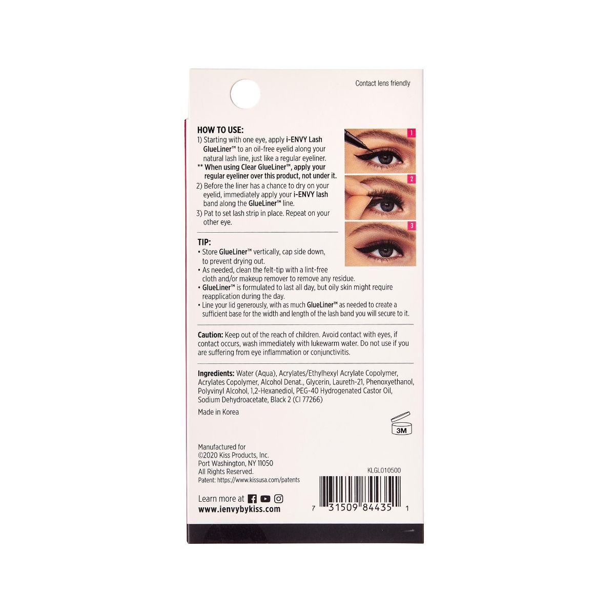 i-ENVY by Kiss 2-in-1 Lash Glue Liner 0.02oz