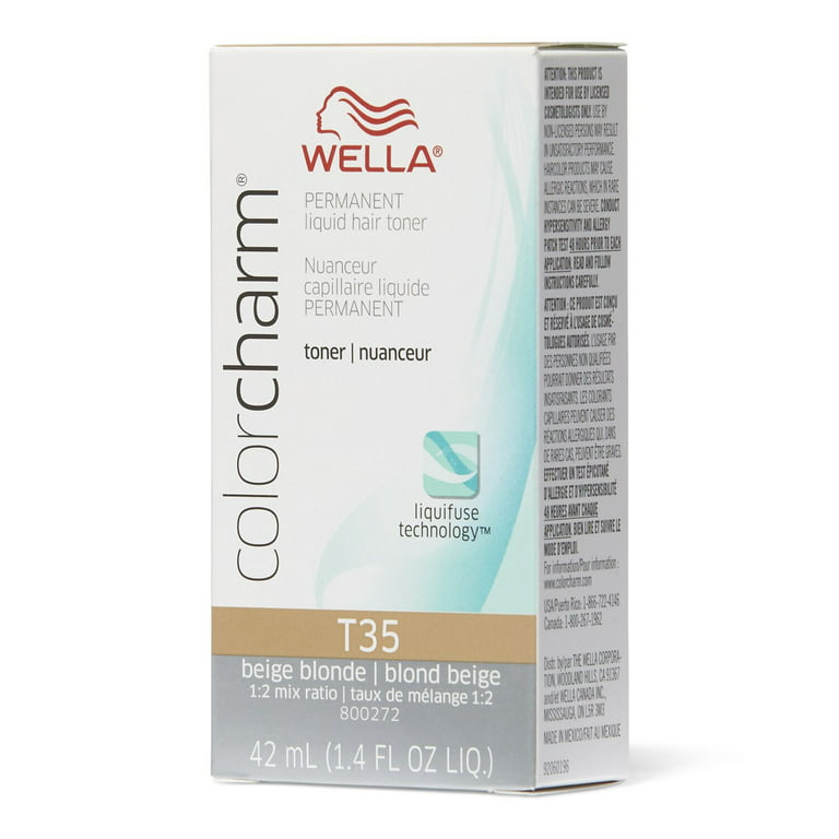 Wella ColorCharm Permanent Liquid Hair Toner 1.4oz