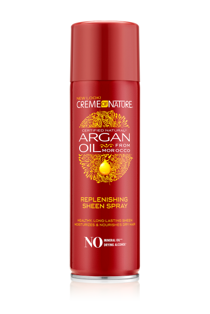 Creme Of Nature Argan Oil Replenishing Sheen Spray 16oz