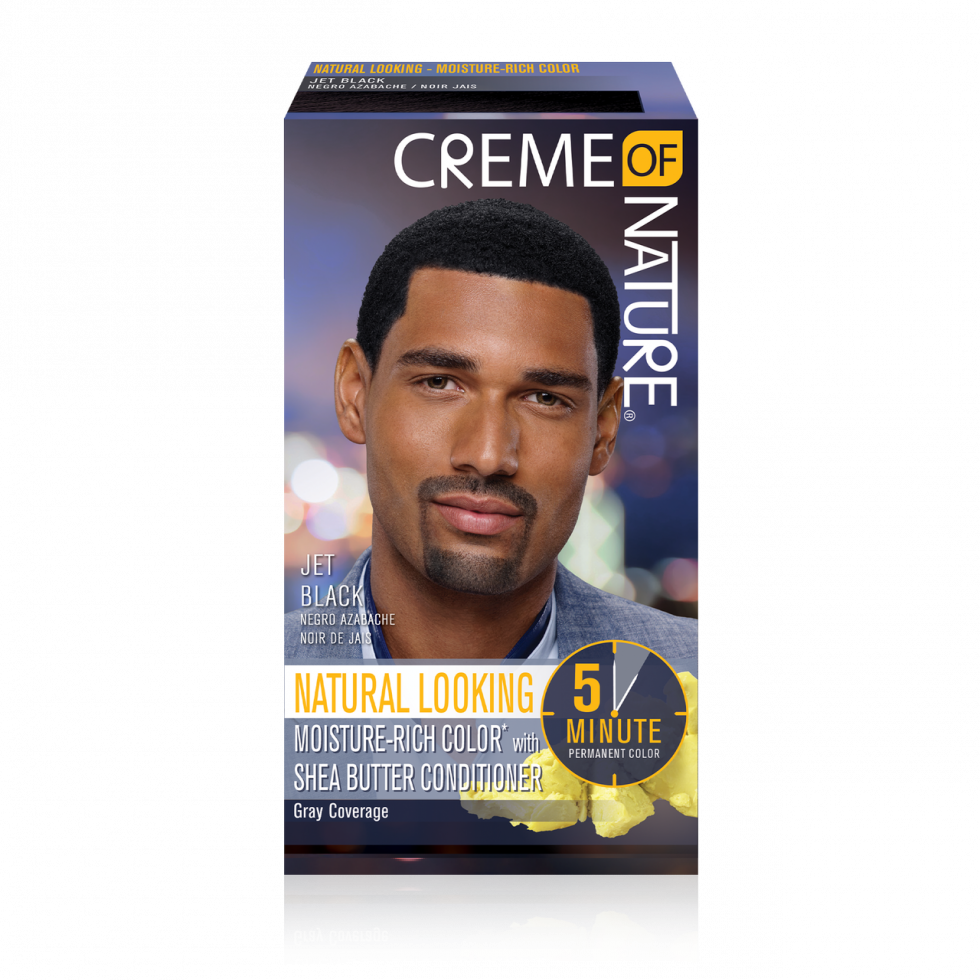 Creme of Nature Men Natural Looking Moisture-Rich Liquid Hair Color 1 Application