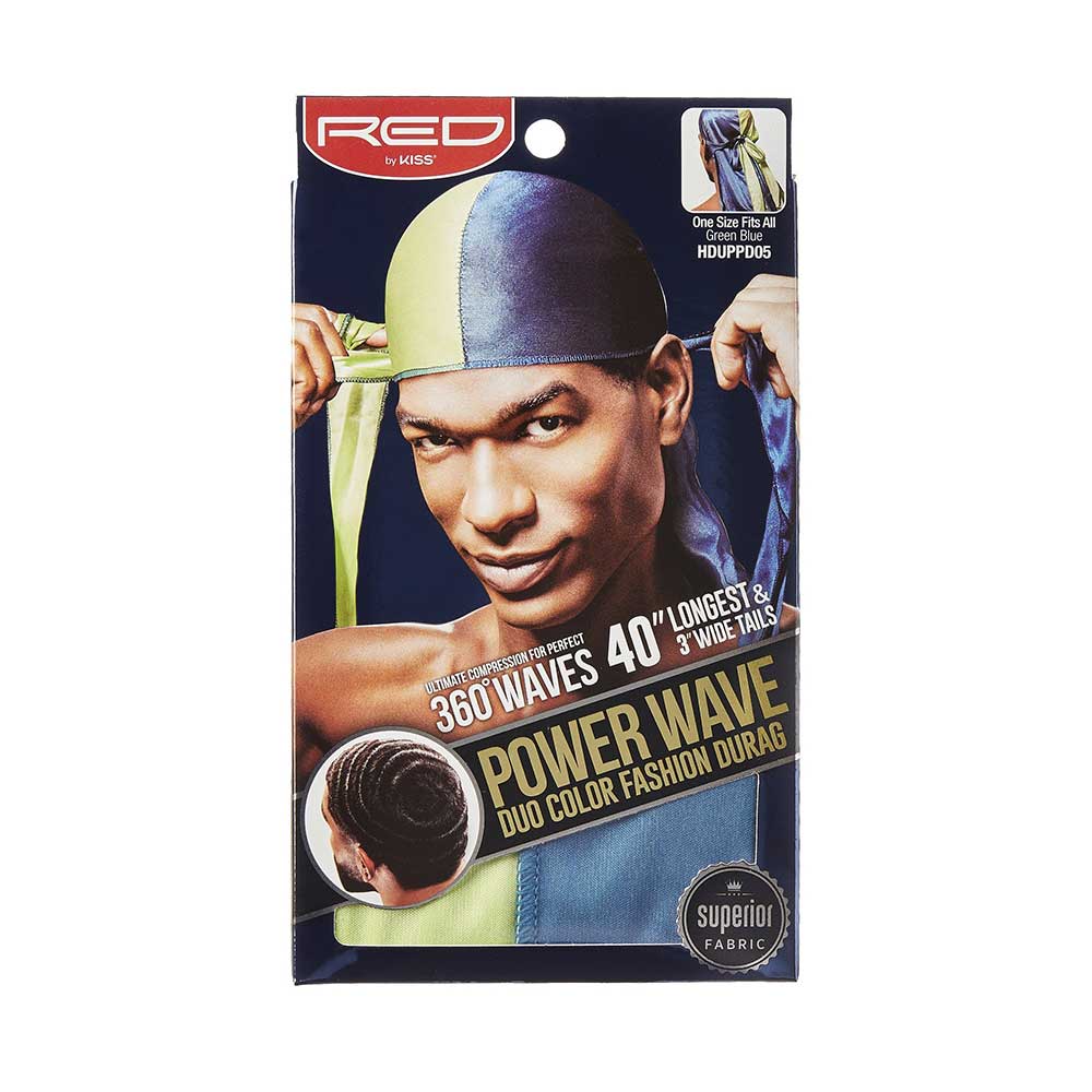 Red by Kiss Power Wave Duo Color Fashion Durag