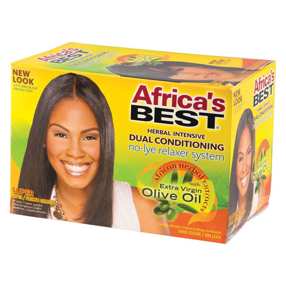 Africa's Best Dual Conditioning No-Lye Relaxer System 1 Application