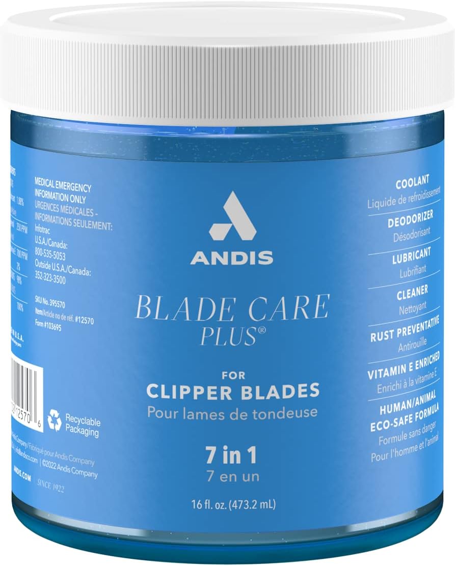 Andis Blade Care Plus 7-N-1 Dip Jar 16oz