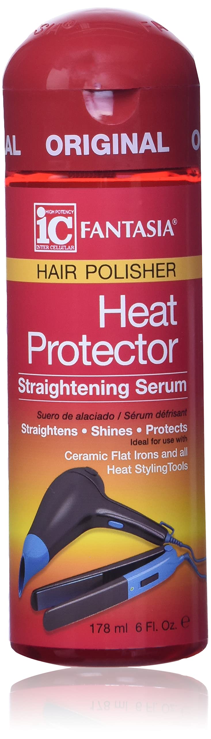 Fantasia IC Heat Protector Straightening Serum 6.0oz