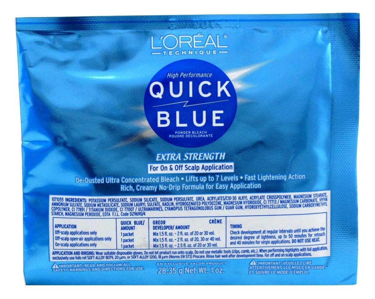 L'Oreal Quick Blue Powder Bleach 1oz