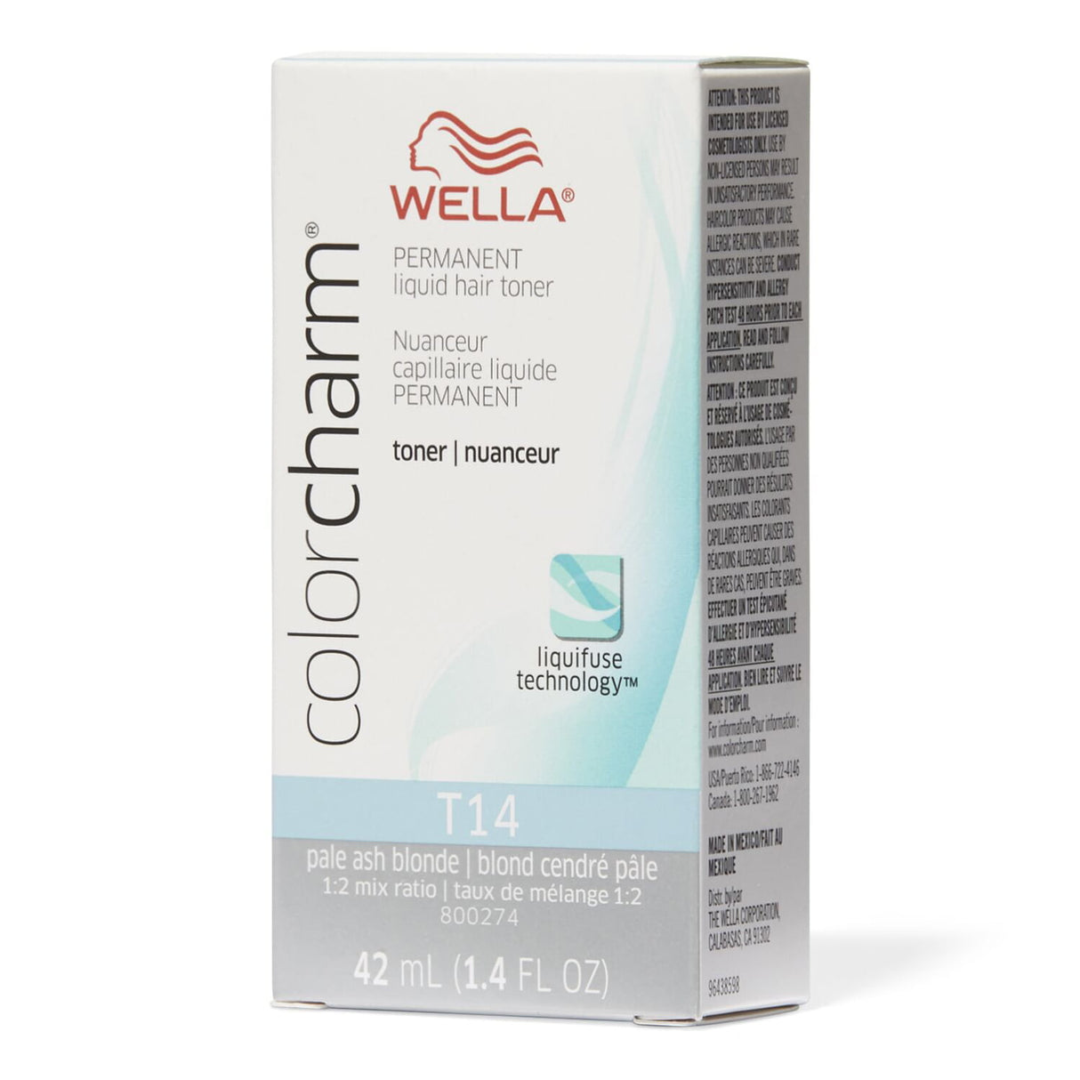 Wella ColorCharm Permanent Liquid Hair Toner 1.4oz