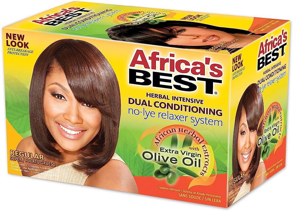 Africa's Best Dual Conditioning No-Lye Relaxer System 1 Application