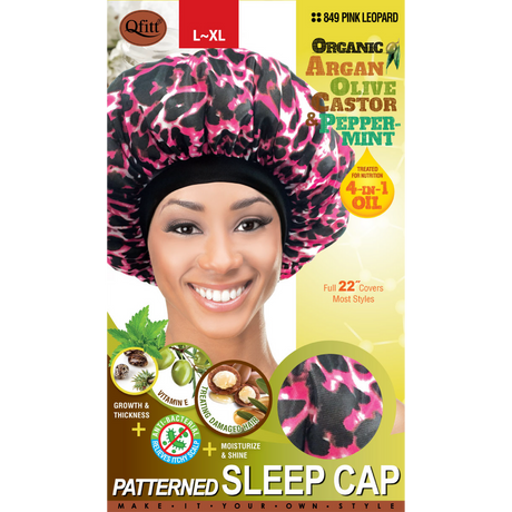 Qfitt Patterned Sleep Cap