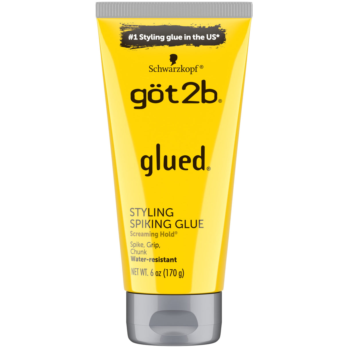 Got2b Glued Water-Resistant Styling Spiking Glue 1.25oz/6oz