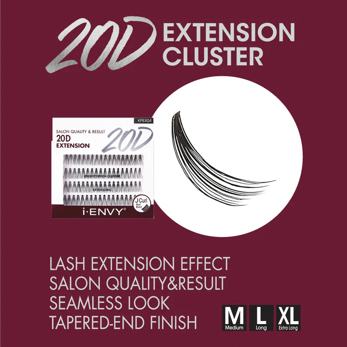 i-ENVY by Kiss 20D Extension Individual Eyelashes