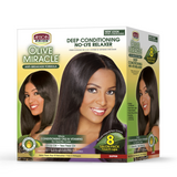 African Pride Olive Miracle Deep Conditioning Relaxer Touch-Up System 8 Applications