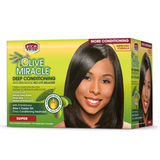 African Pride Olive Miracle Deep Conditioning Relaxer System 1 Application