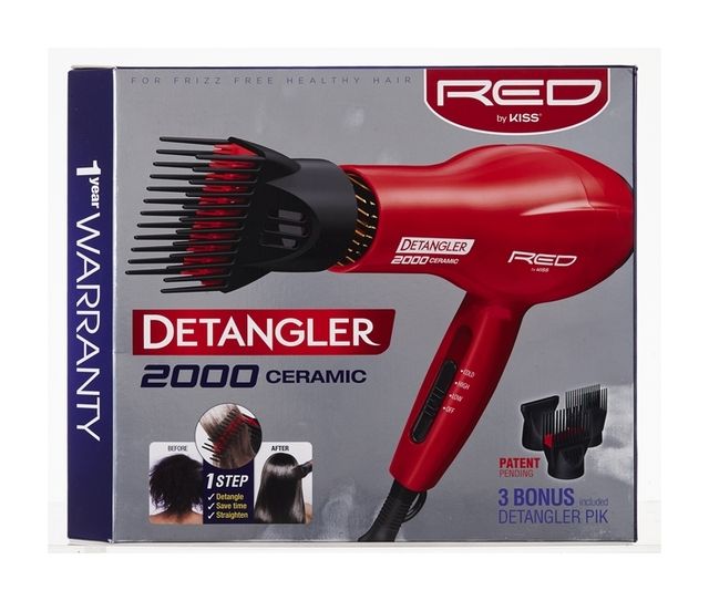 Red By Kiss 2000 Ceramic Detangler Hair Dryer