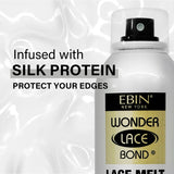 Ebin New York Wonder Lace Bond Lace Melt Spray with Silk Protein