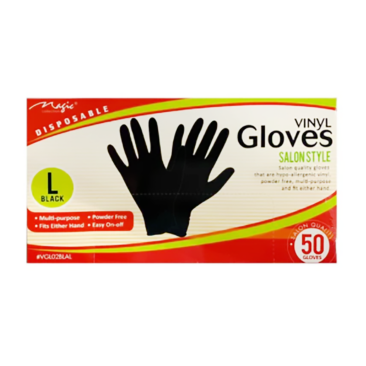 Magic Collection Disposable Vinyl Gloves 50ct