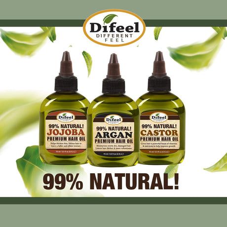 Difeel Premium Hair Oil 99% Natural Blend