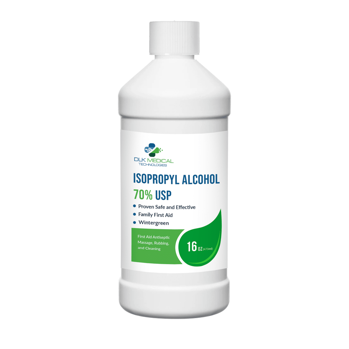 DLK Medical 70% Isopropyl Alcohol 16oz