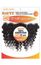 Model Model Haute 100% Natural Virgin Human Hair 13" x 4" Lace Closure