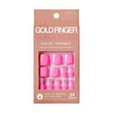 Kiss GoldFinger Solid Colors Press-On Pedicure Nails