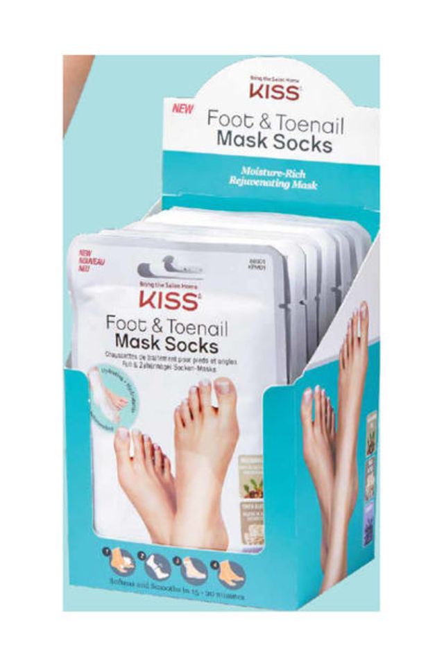 Kiss Foot & Toenail Mask Socks