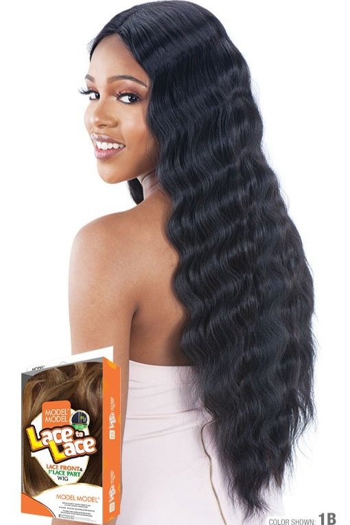 Model Model Lace to Lace 5" Lace Part Wig - TRIPLE BARREL CURL-020