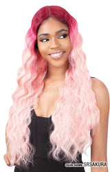 Model Model Lace to Lace 5" Lace Part Wig - TRIPLE BARREL CURL-020