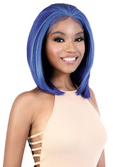 Motown Tress HD Invisible Lace 13"x7" Fake Scalp Wig - LS137.BLUE