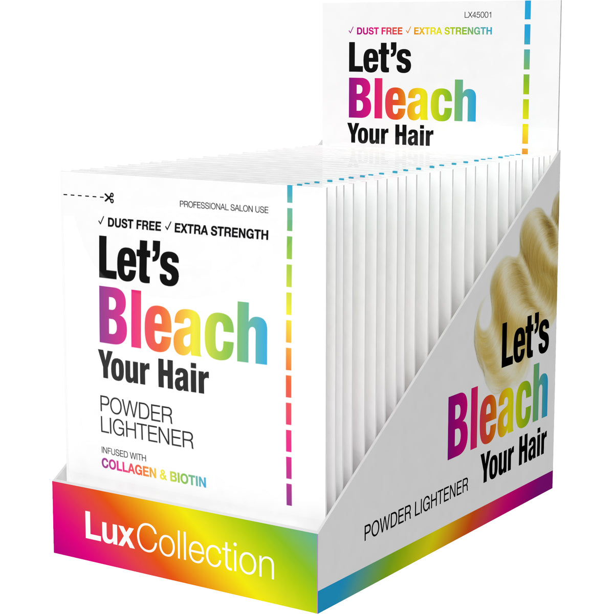 Lux Collection Let's Bleach Your Hair Powder Lightener 1.41oz