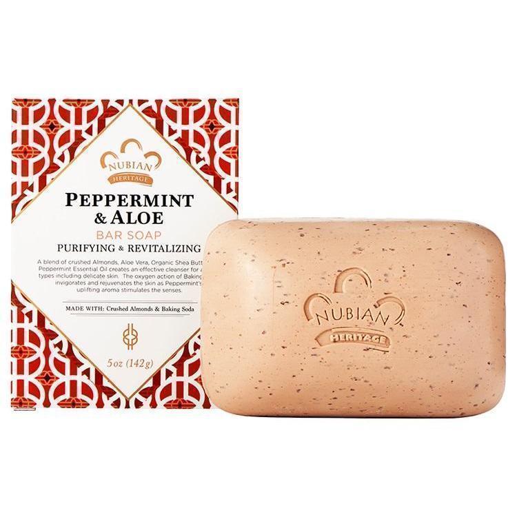 Nubian Heritage Peppermint Bar Soap 5oz