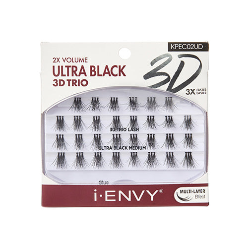 i-ENVY by Kiss Ultra Black 3D Trio Individual Eyelashes