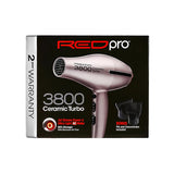 Red Pro By Kiss 3800 Ceramic Turbo Hair Dryer