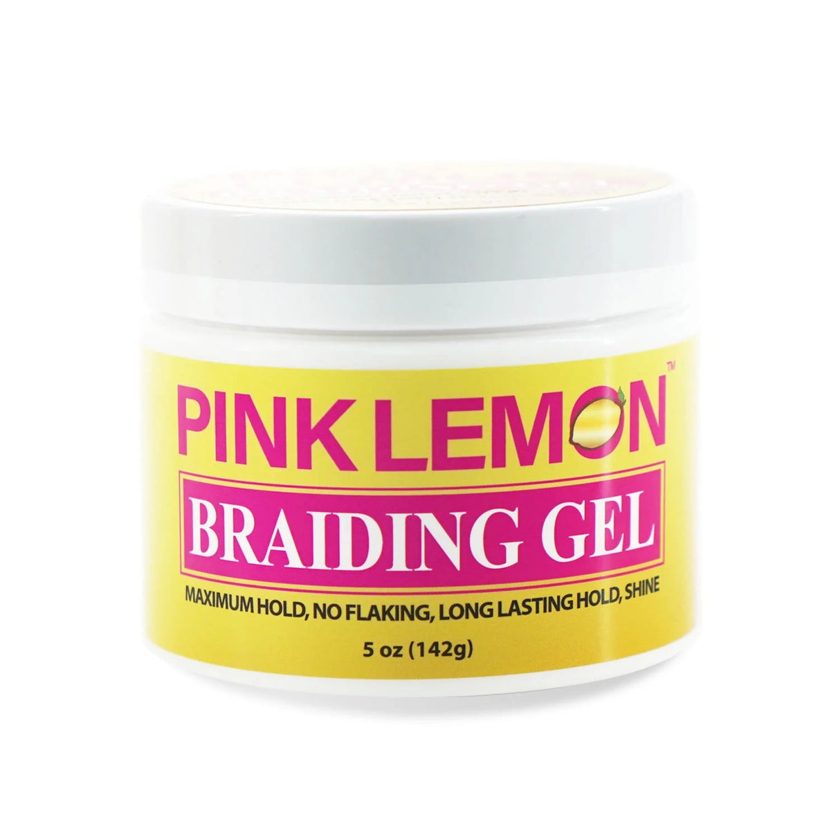 Pink Lemon Braiding Gel Maximum Hold 5oz