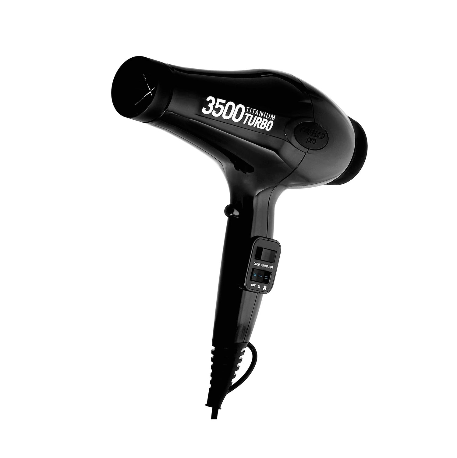 Red Pro By Kiss 3500 Turbo Titanium Hair Dryer