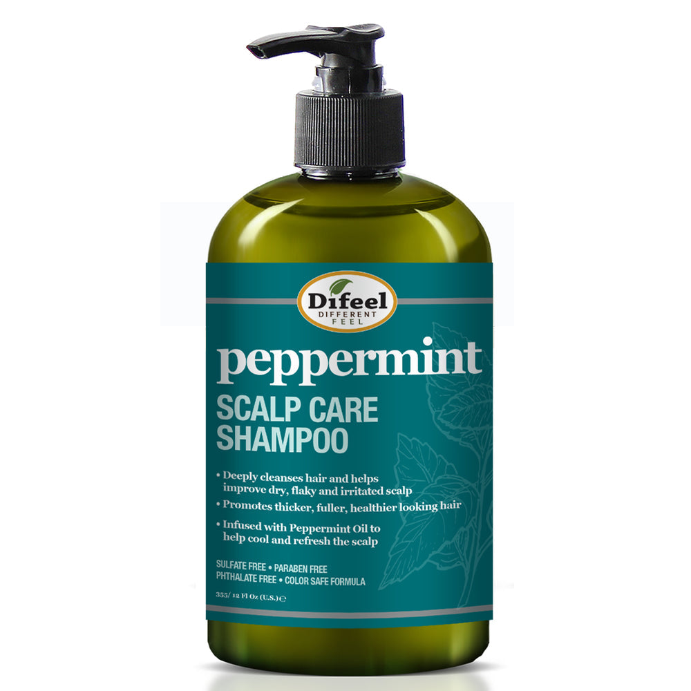 Difeel Peppermint Scalp Care Shampoo 12oz